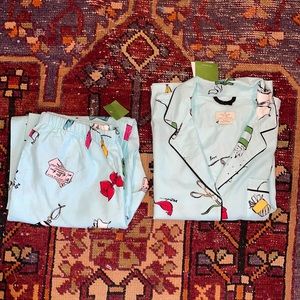 kate spade Flannel Pajamas, Long